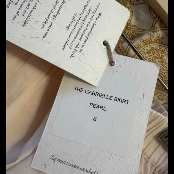 🆕 Christy Dawn Maxi Skirt Pearl - Picture 6 of 7